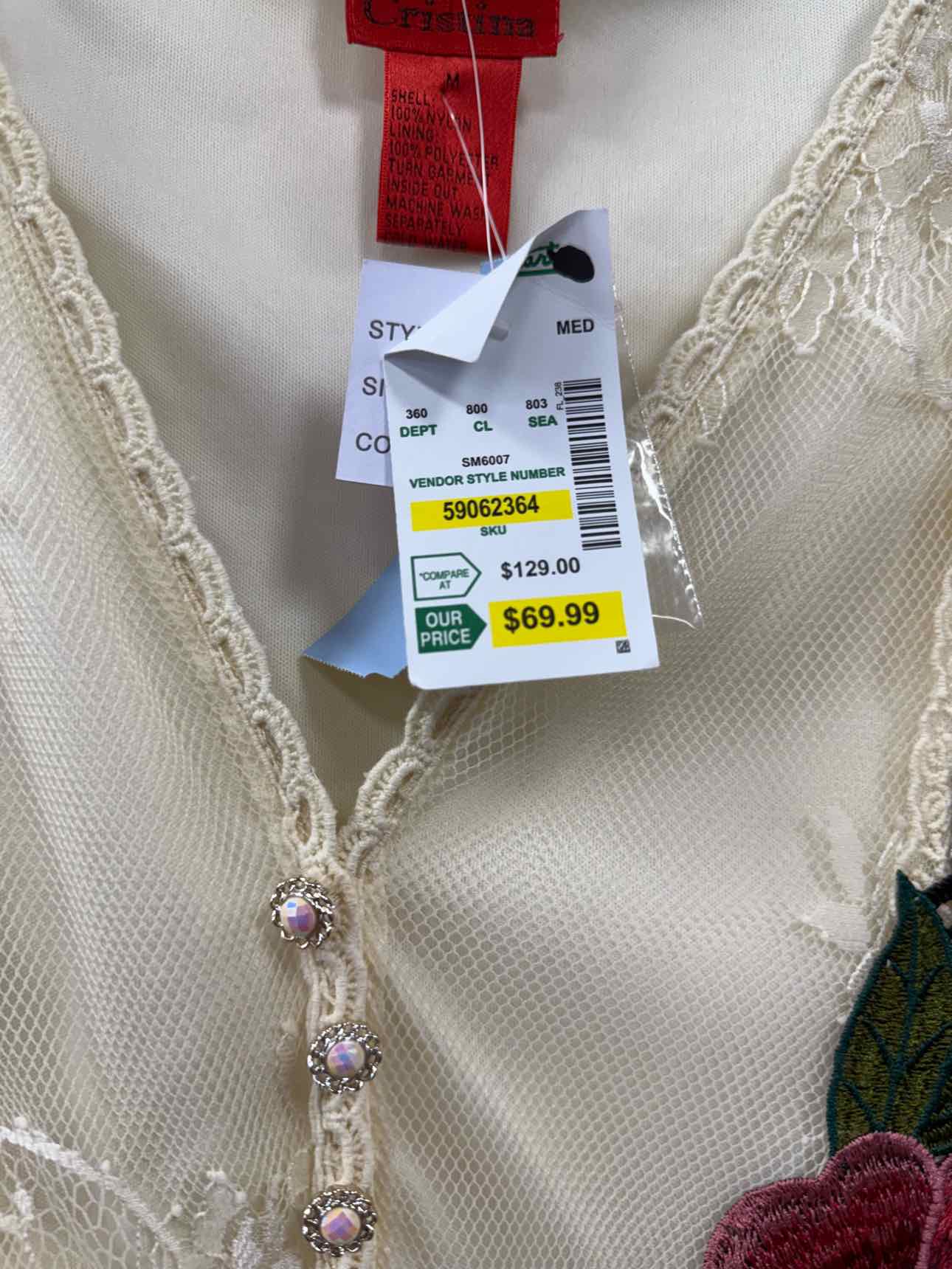 Size M V Cristina Dress