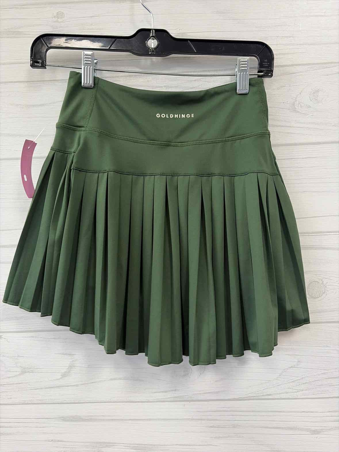 Size XS Gold Hinge skort