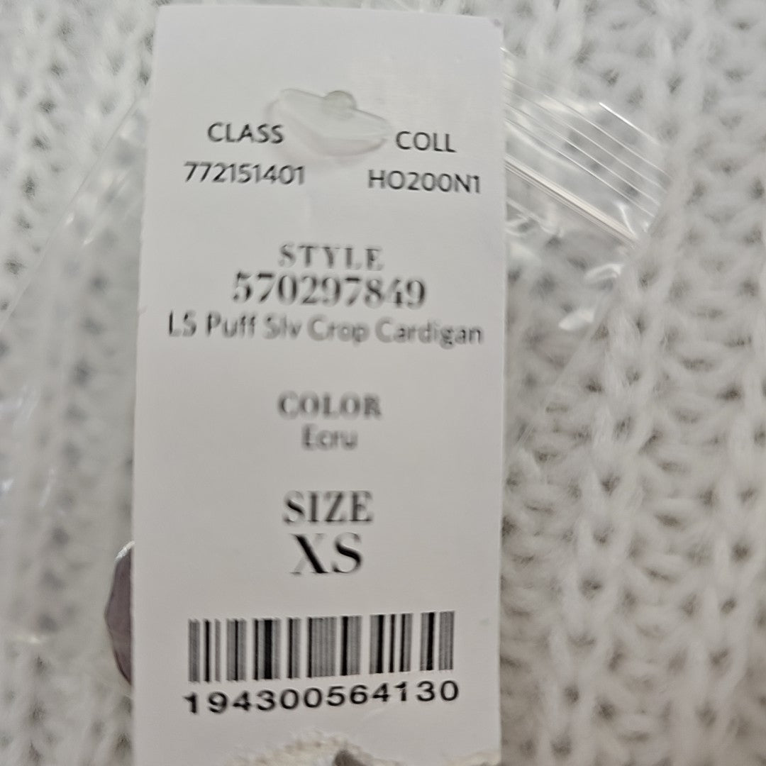 Size XS White House Black Market Cardigan