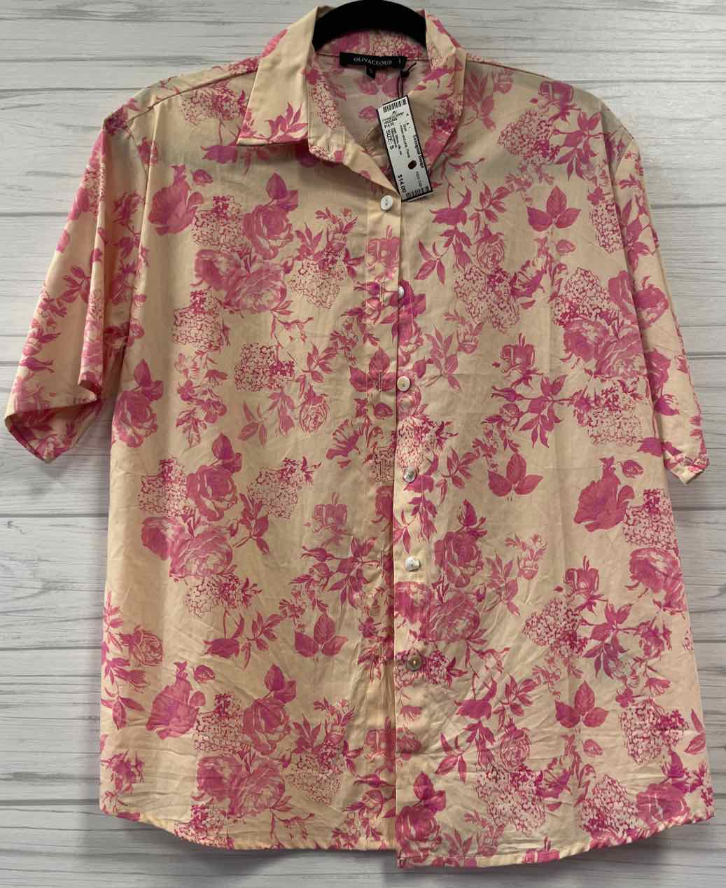 Size S Olivaceaous Shirt
