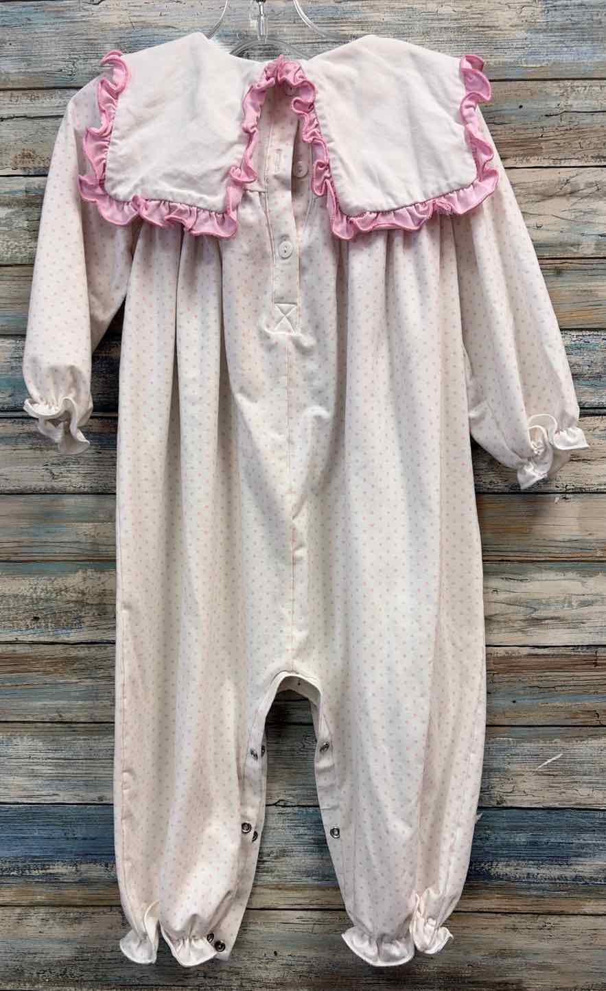 24 Months smocked threads Onesy