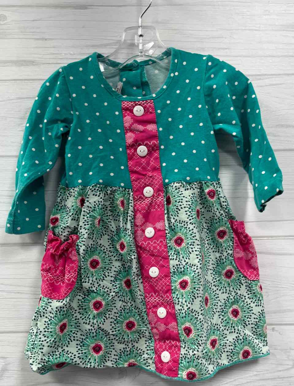 24 Months Ricrac & ruffles Dress