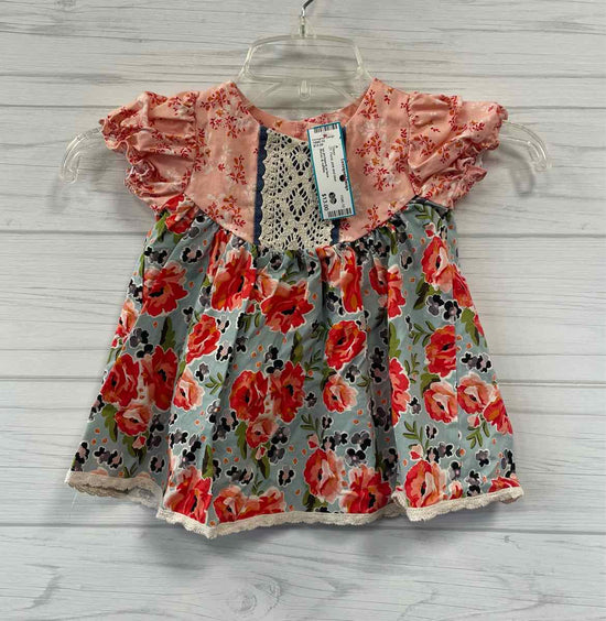 2T Ricrac & ruffles Dress