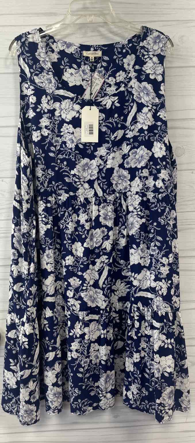 Size 3X Cotton BLEU Dress