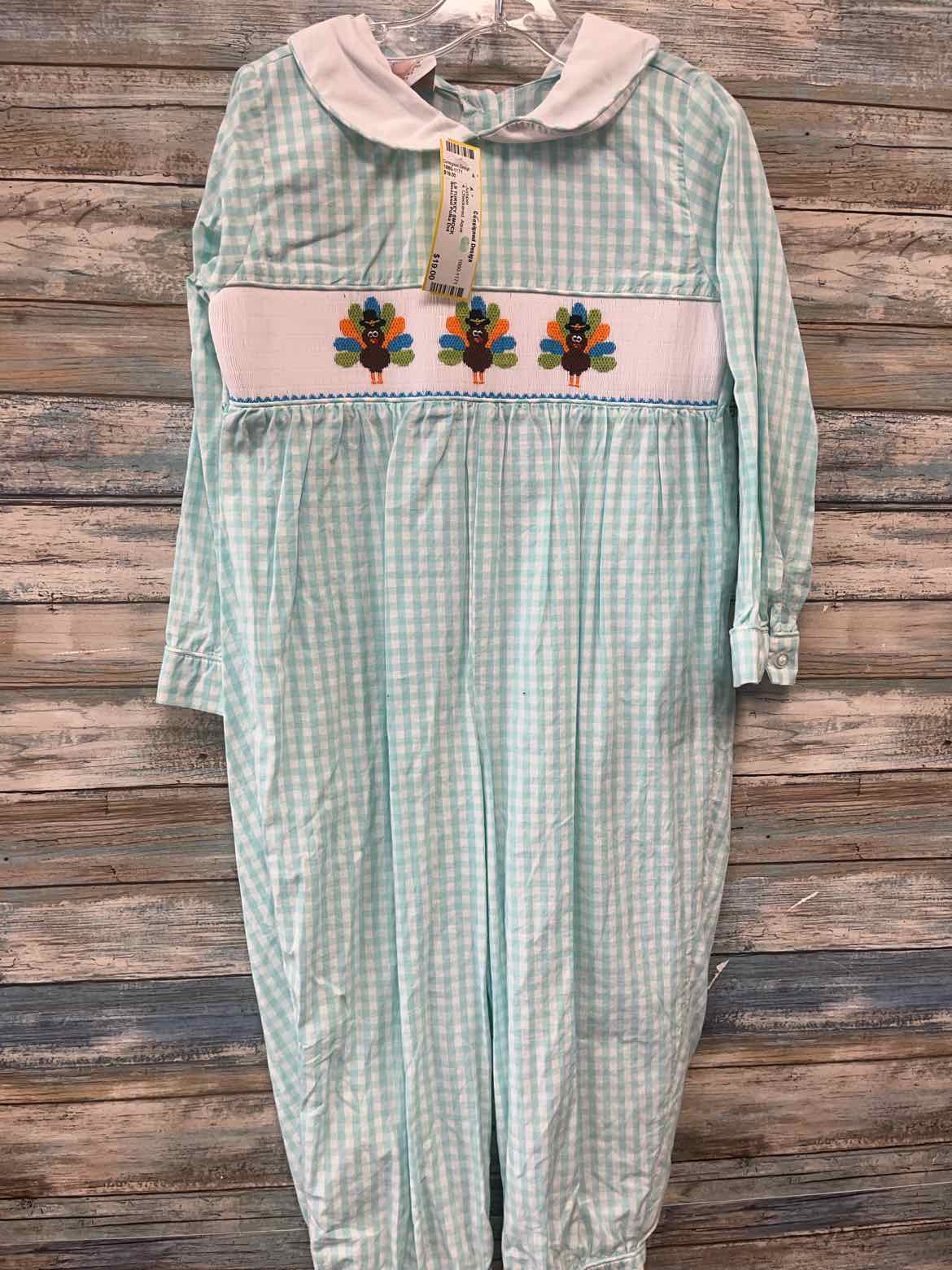 4 Smocked Polka Dot Jumper