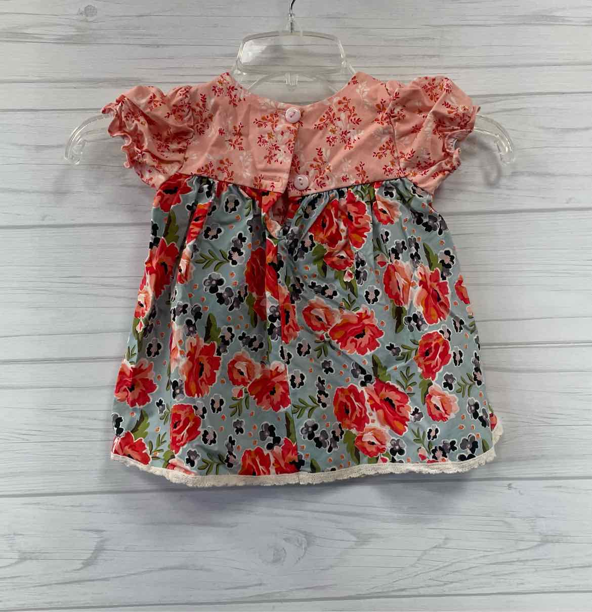 2T Ricrac & ruffles Dress