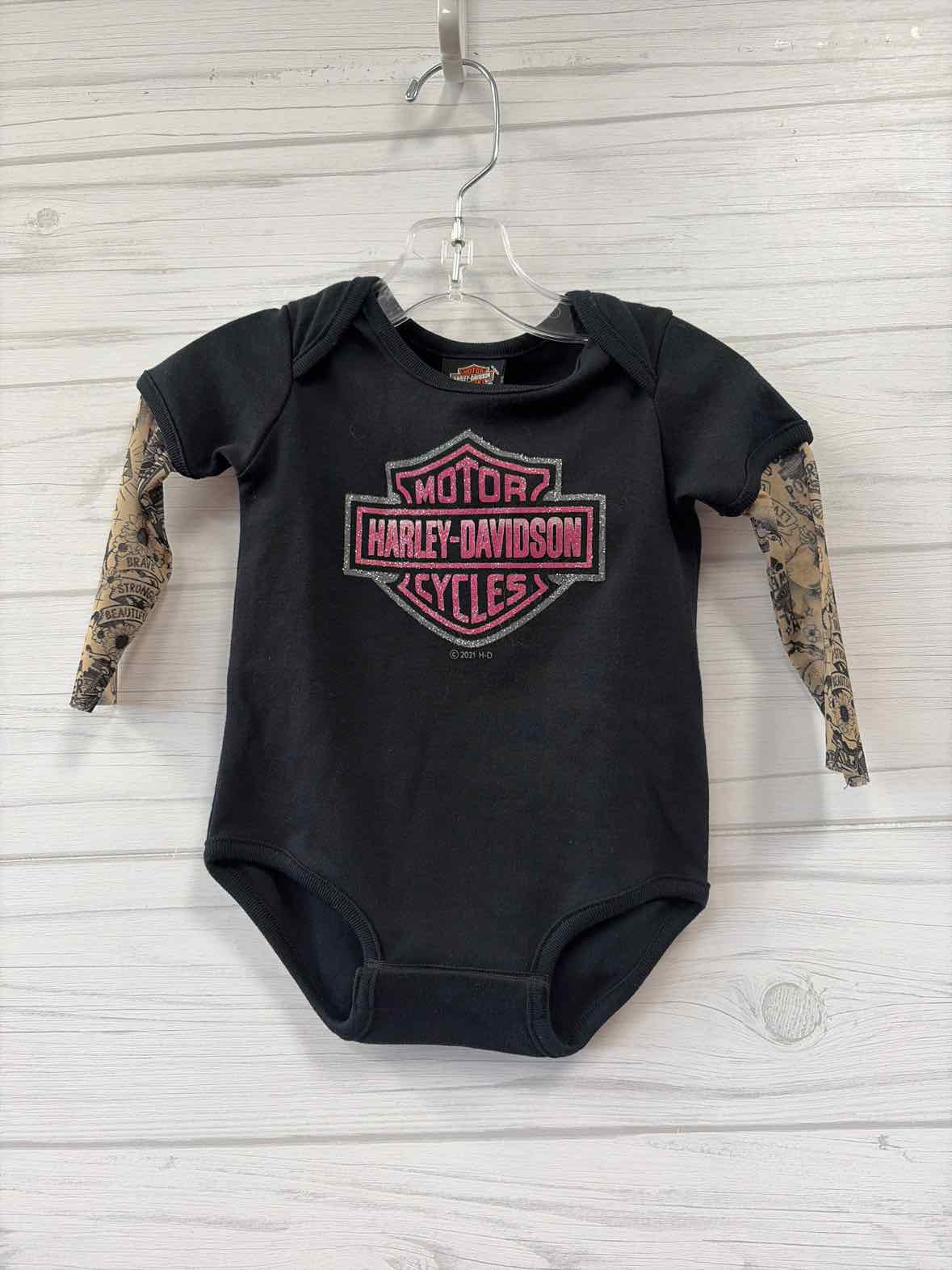 6-9 months Harley Davidson Onesy